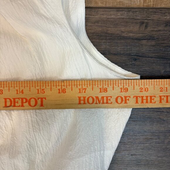 Calvin Klein Womens Sleeveless Crinkle Crepe Jumpsuit Size 14 Tie Waist Onesie - Picture 8 of 10